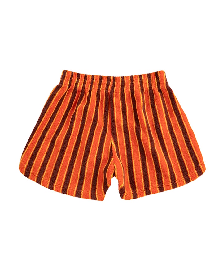 Striped Brick terry cloth shorts jongens korte broek oranje