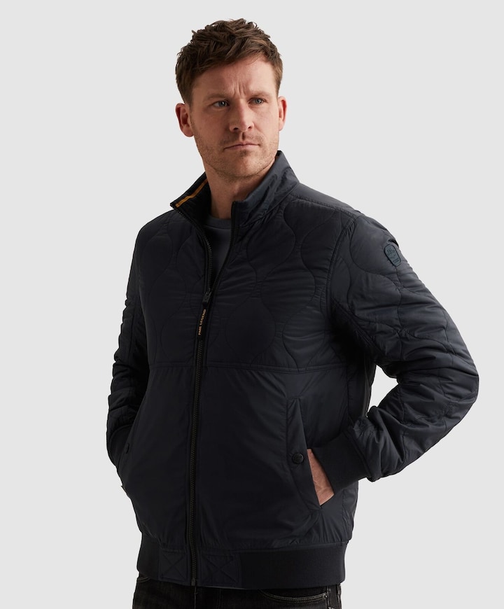 Heren jas blauw