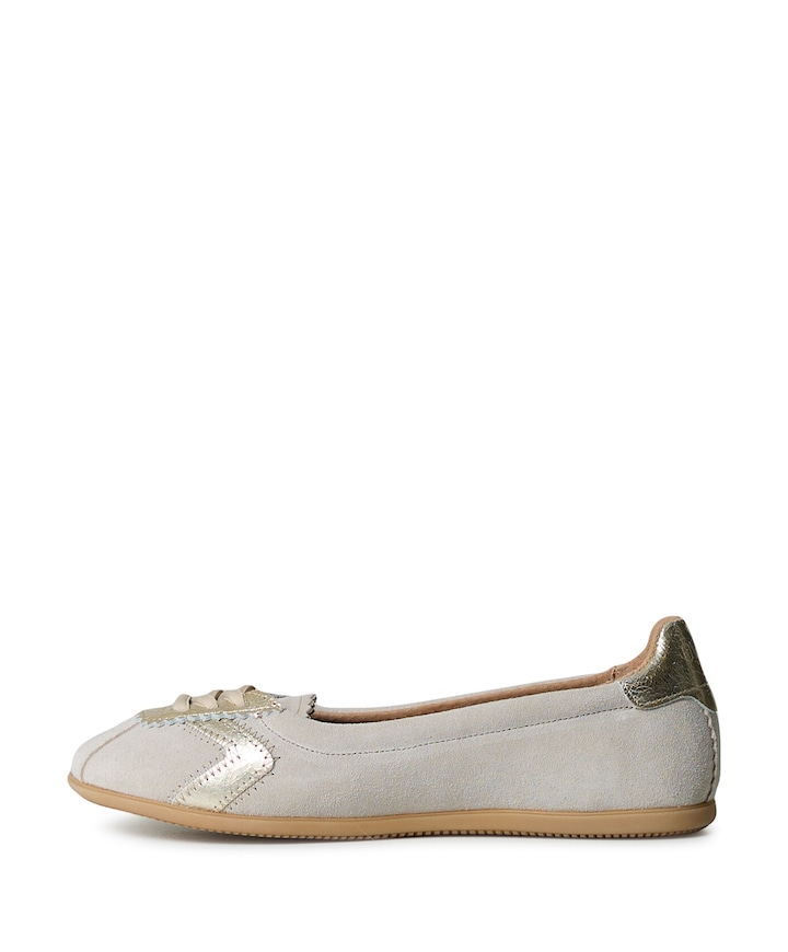 Temple dames ballerina's beige