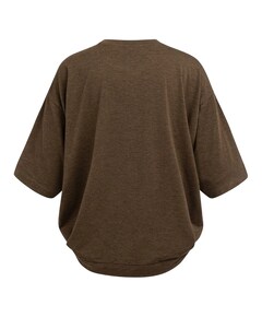 Dames T-shirt bruin