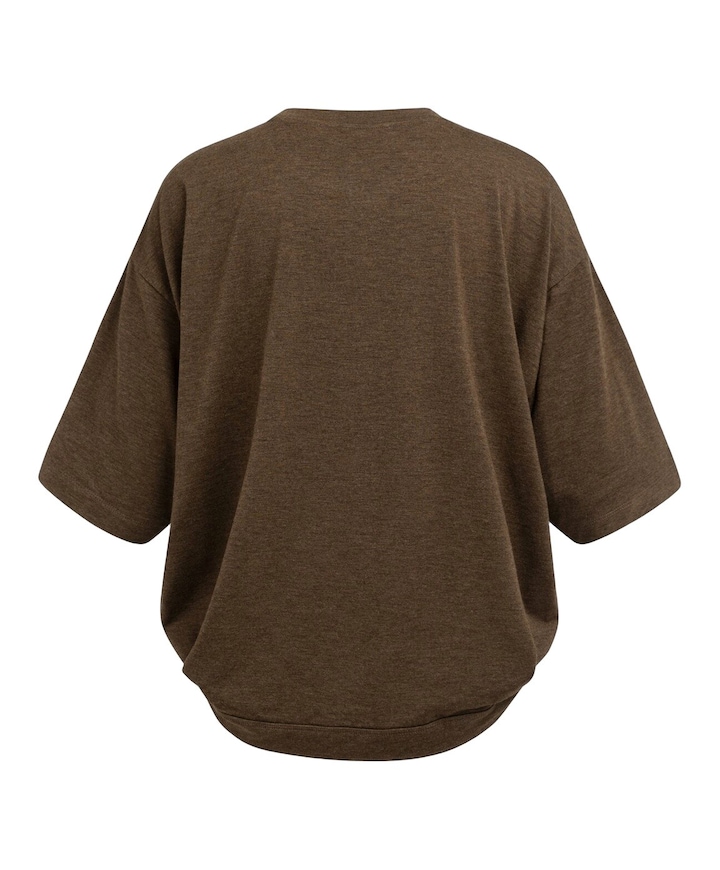 Dames T-shirt bruin
