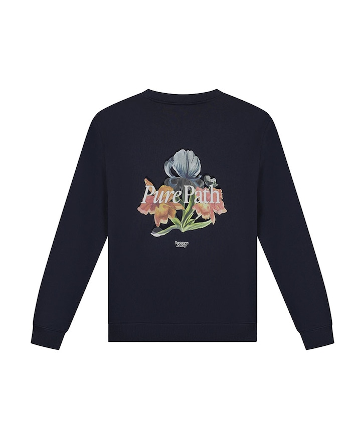 Heren sweater blauw