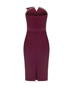 Dames jurk bordeaux