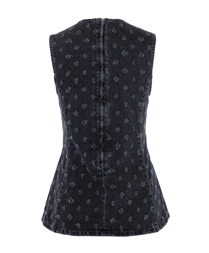Dames top grijs