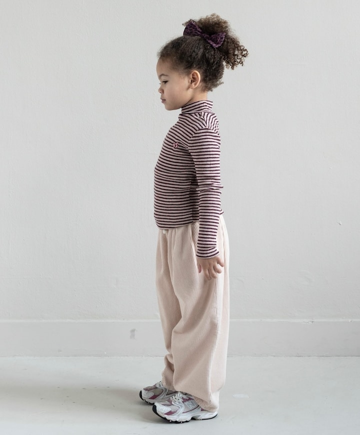Meisjes longsleeve bordeaux
