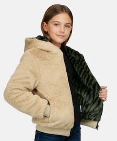 Meisjes jas beige