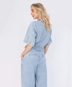 Dames top blauw