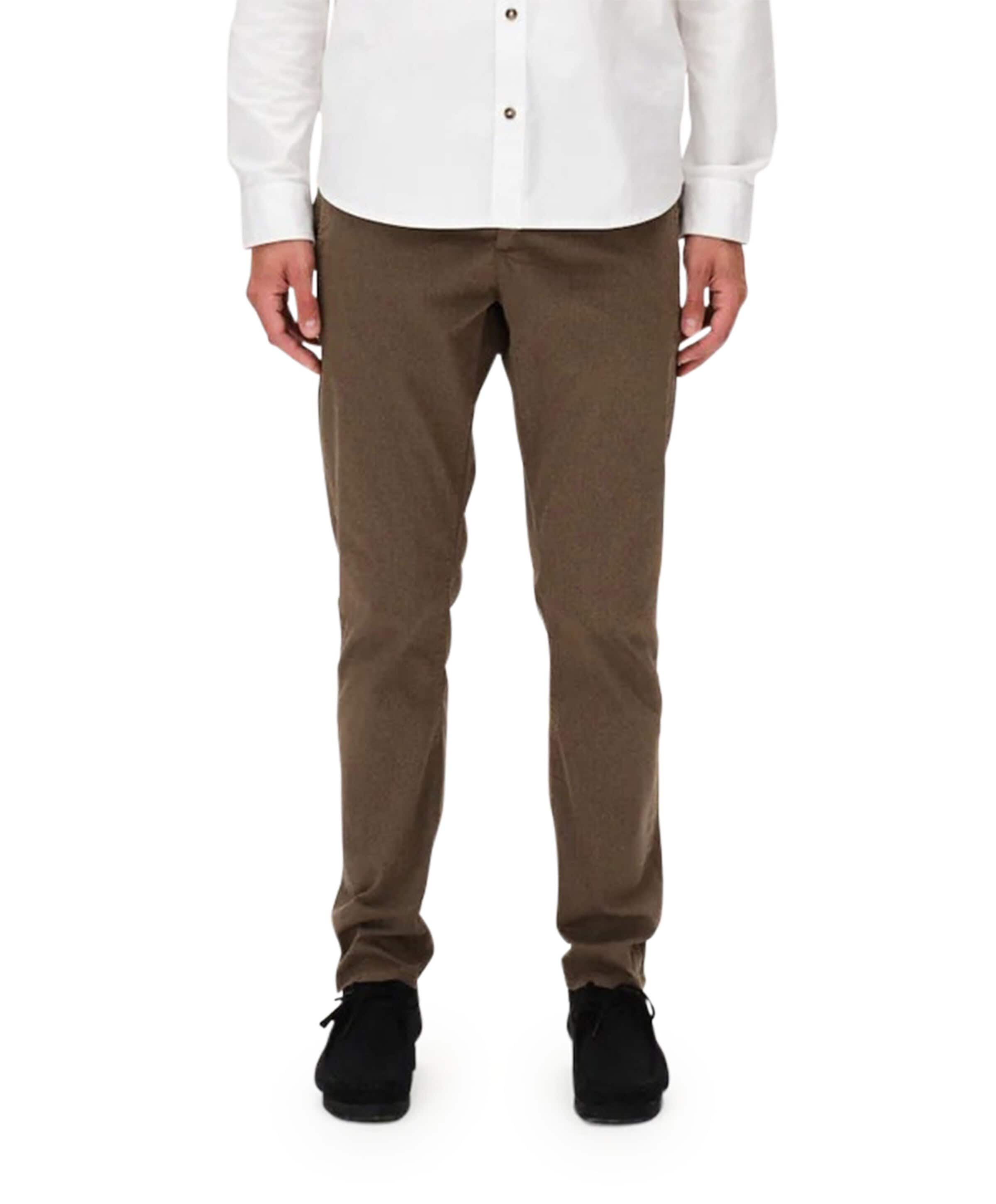 Paul K3280 dale chino  heren broek bruin