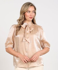 Dames blouse beige