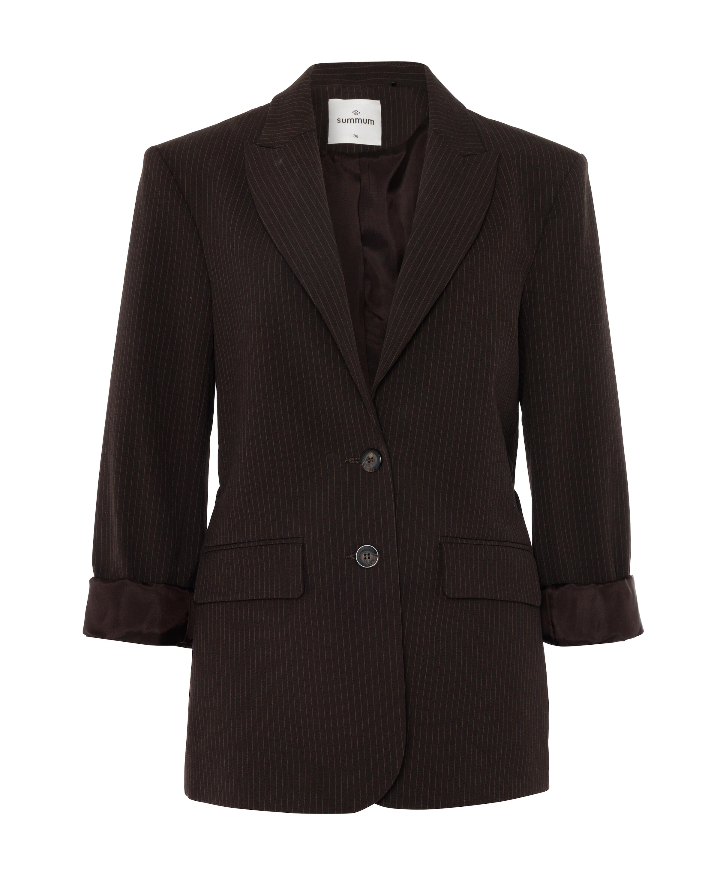 Dames blazer bruin