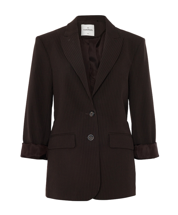Dames blazer bruin