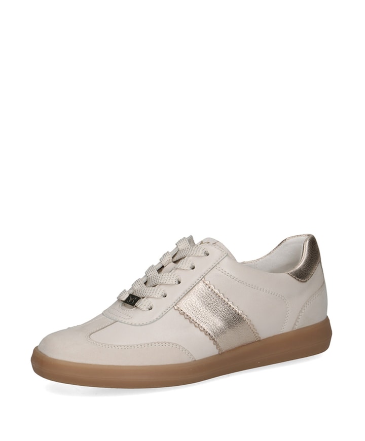 Women Lace-up dames sneakers ecru