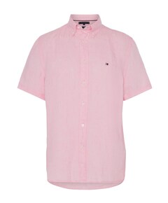 Heren overhemd korte mouw roze