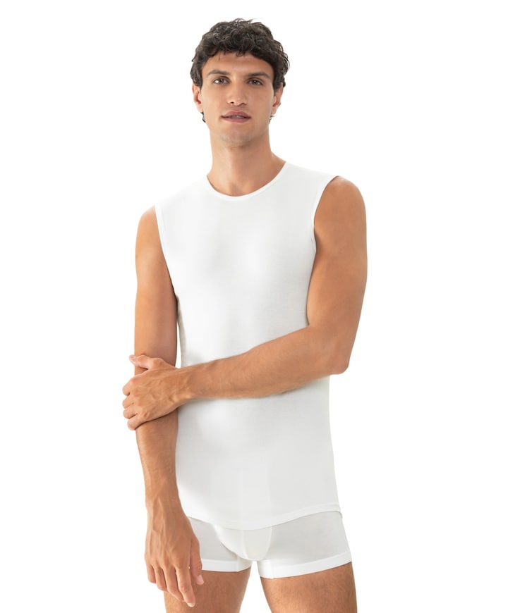 Heren singlet wit