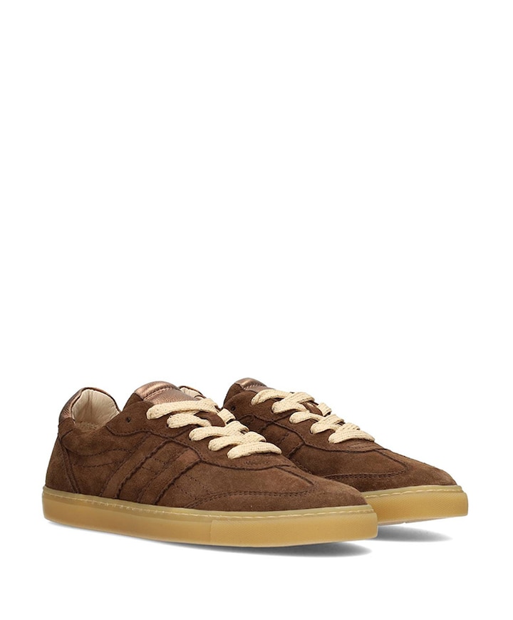 Silk dames sneakers bruin