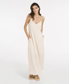Dames jurk beige