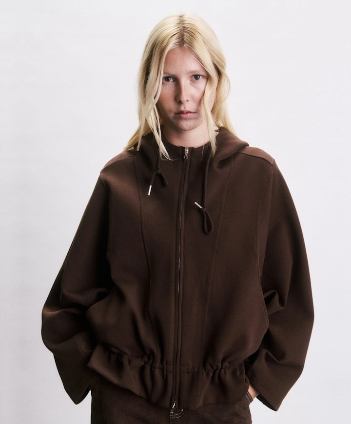 Dames sweater bruin