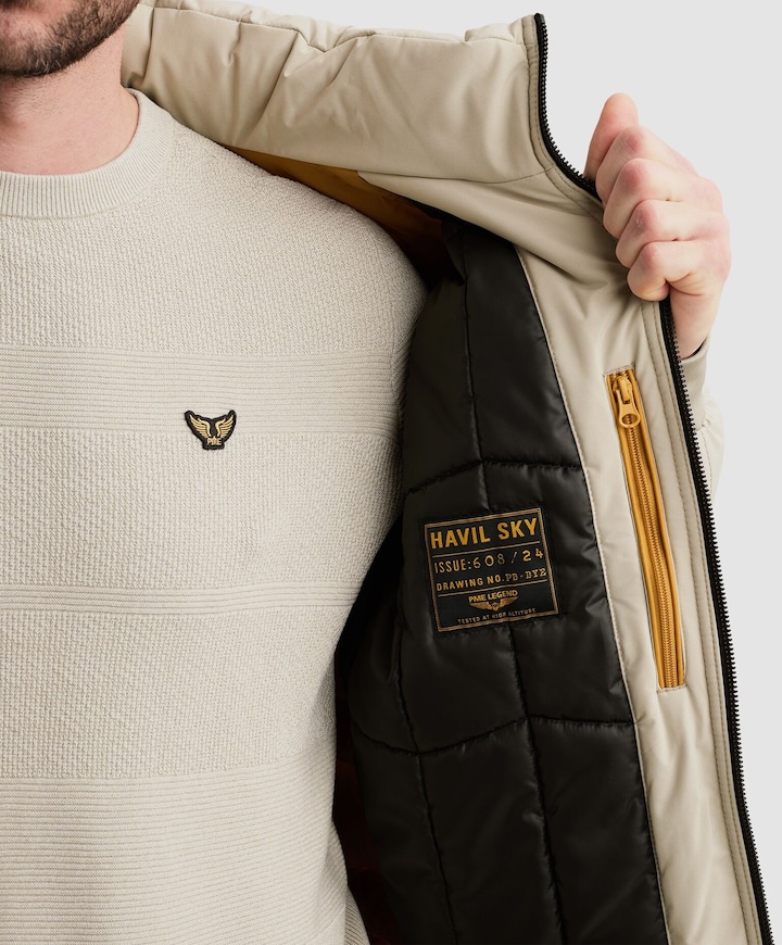Heren jas beige