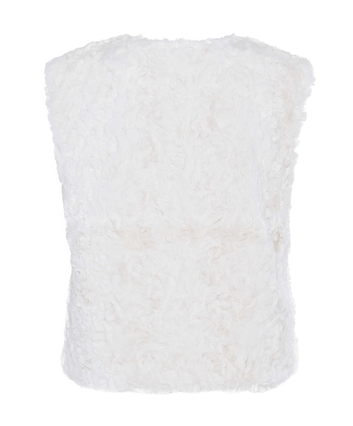 Dames gilet ecru