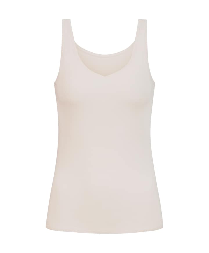 Dames hemd beige