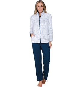 Dames huispak blauw