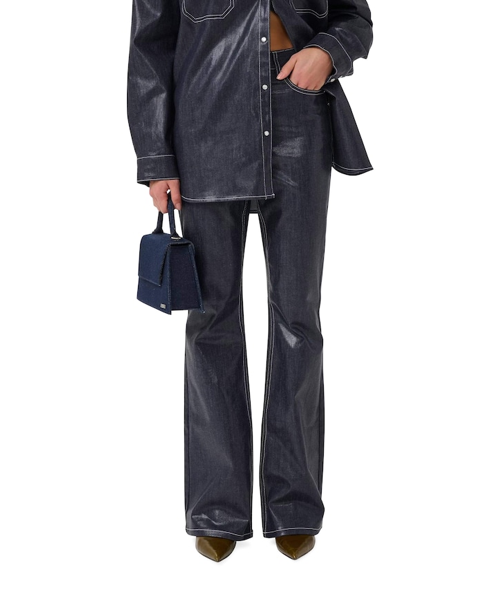 GZpiper HW flared jeans blauw