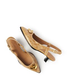 Lea Imani dames slingbacks bruin