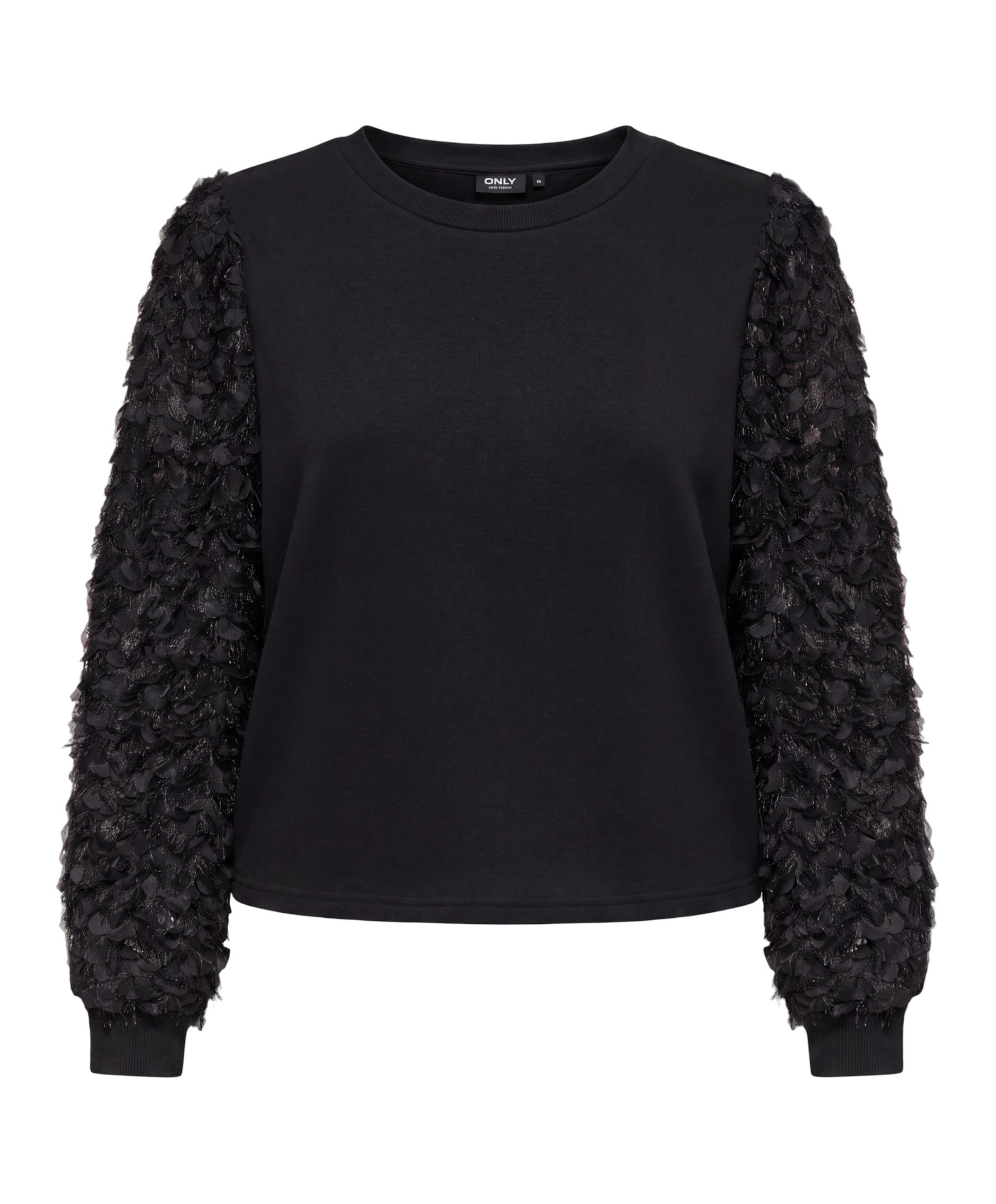 Dames plussize sweater zwart
