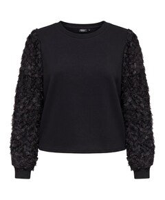 Dames plussize sweater zwart