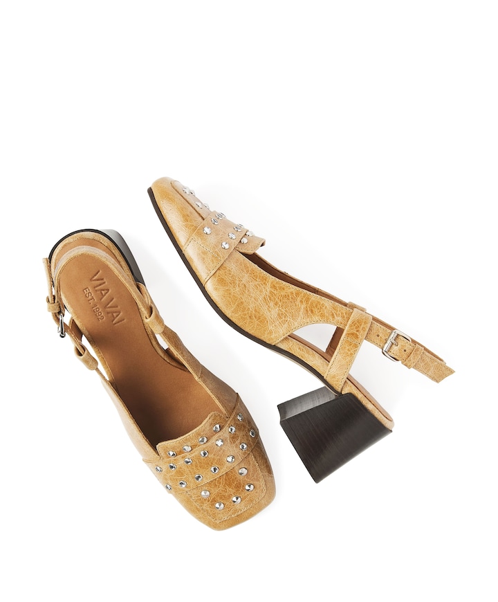 Laine Julia dames slingbacks bruin