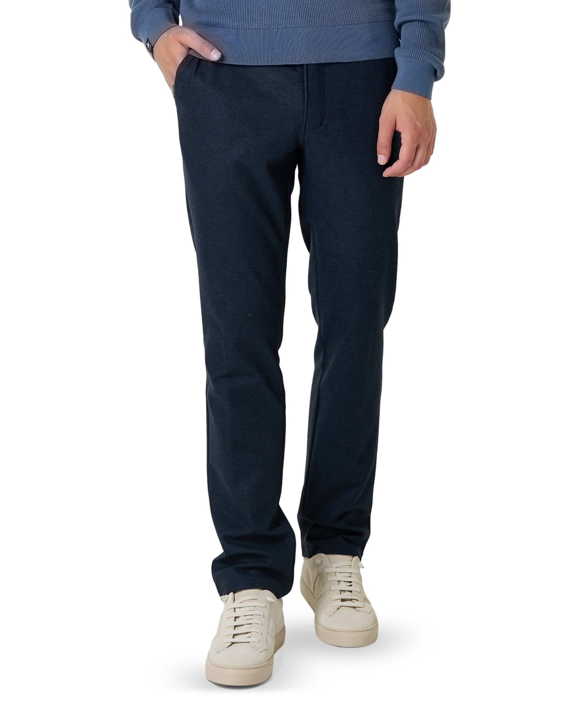 heren broek blauw