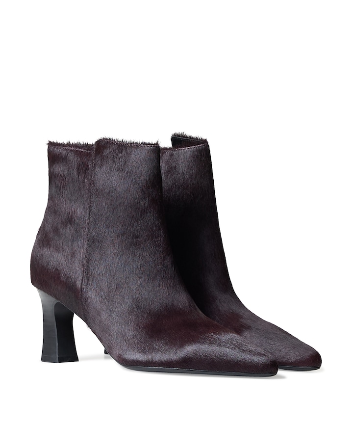 Desma dames enkellaarzen bordeaux