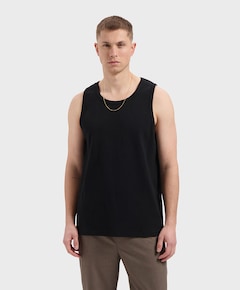 Heren singlet zwart