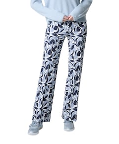 Bootcut Slim dames broek blauw