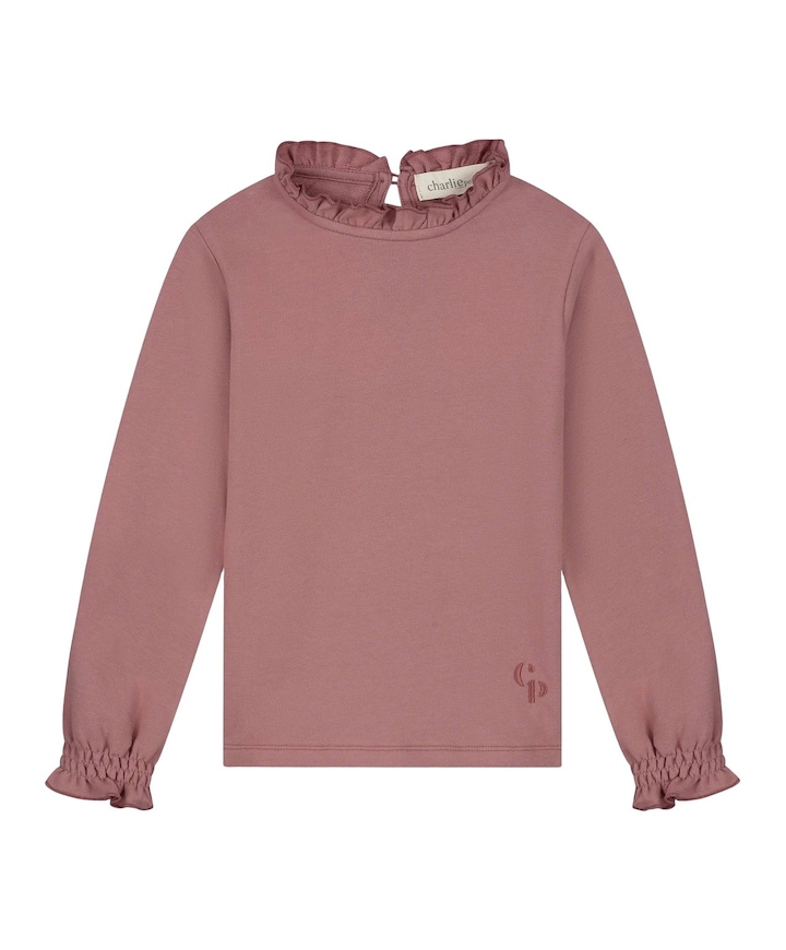 Meisjes longsleeve roze