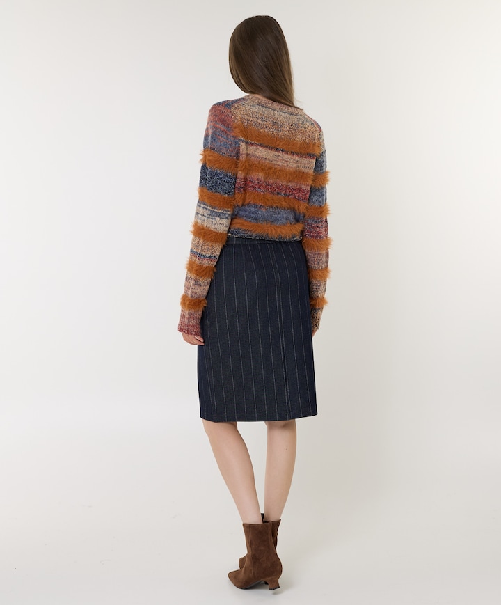 Dames rok blauw