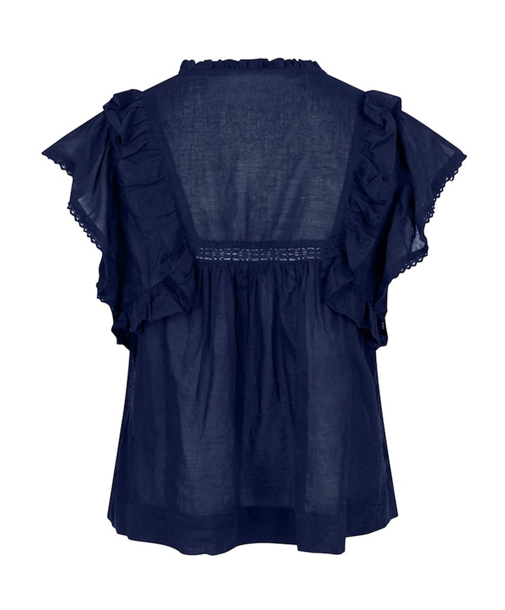 Dames top blauw