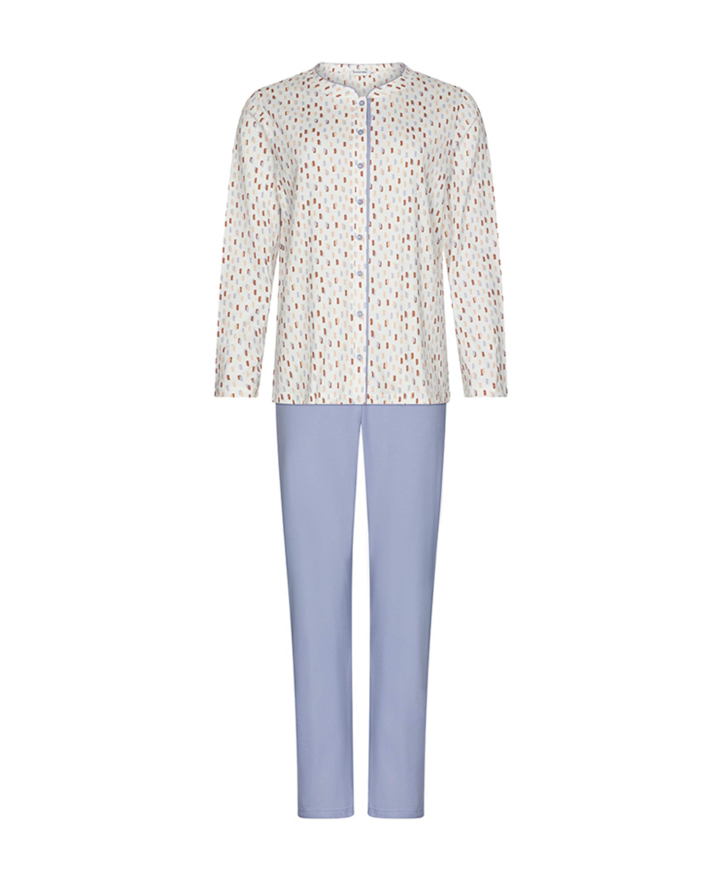 Dames pyjamaset blauw