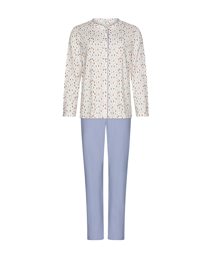 Dames pyjamaset blauw