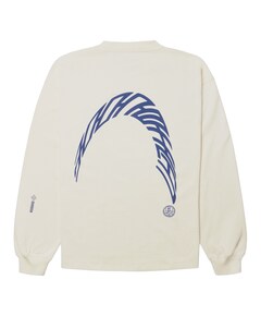 Heren longsleeve ecru