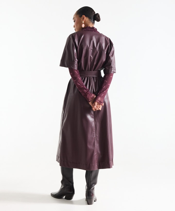 Dames jurk rood