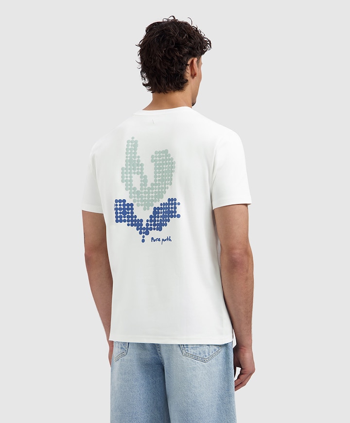 Heren T-shirt ecru