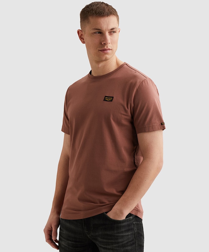 Heren t-shirt bordeaux