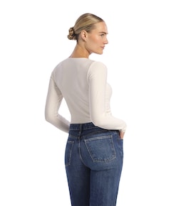 Dames t-shirt ecru