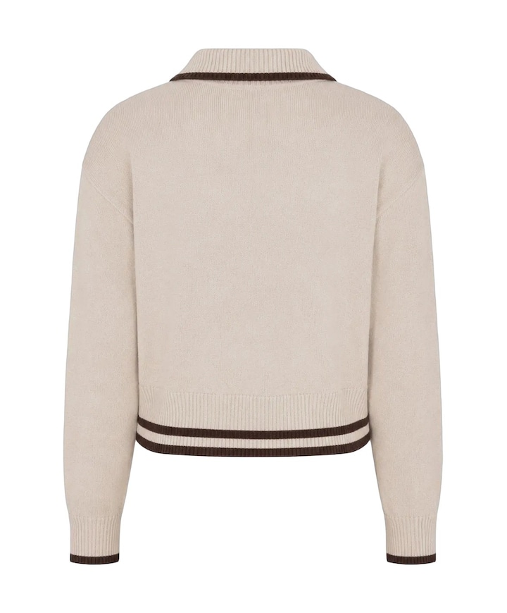Meisjes vest beige