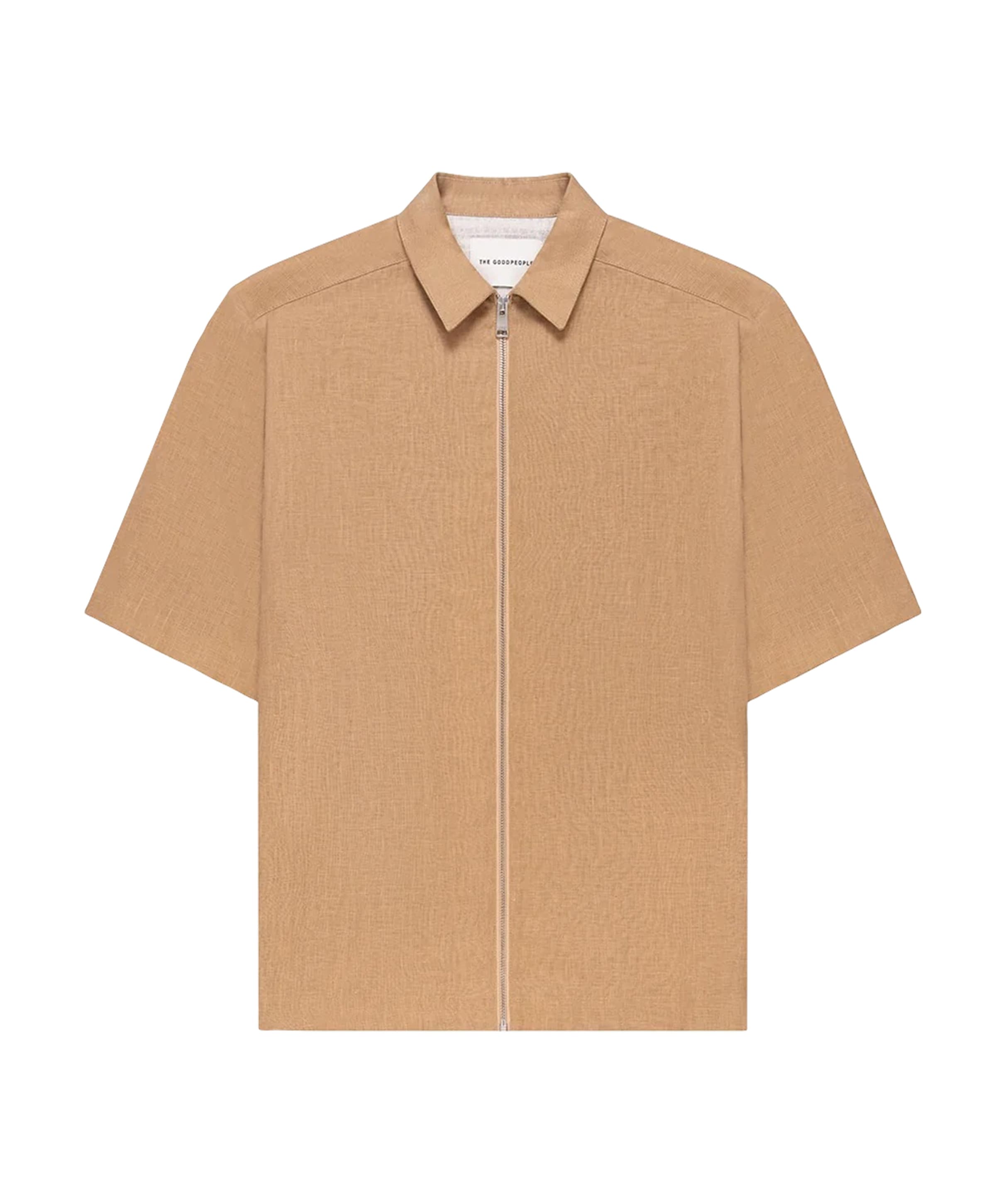 Heren overshirt beige