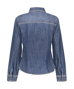 Dames blouse blauw