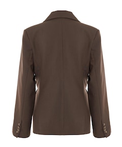 Dames blazer bruin