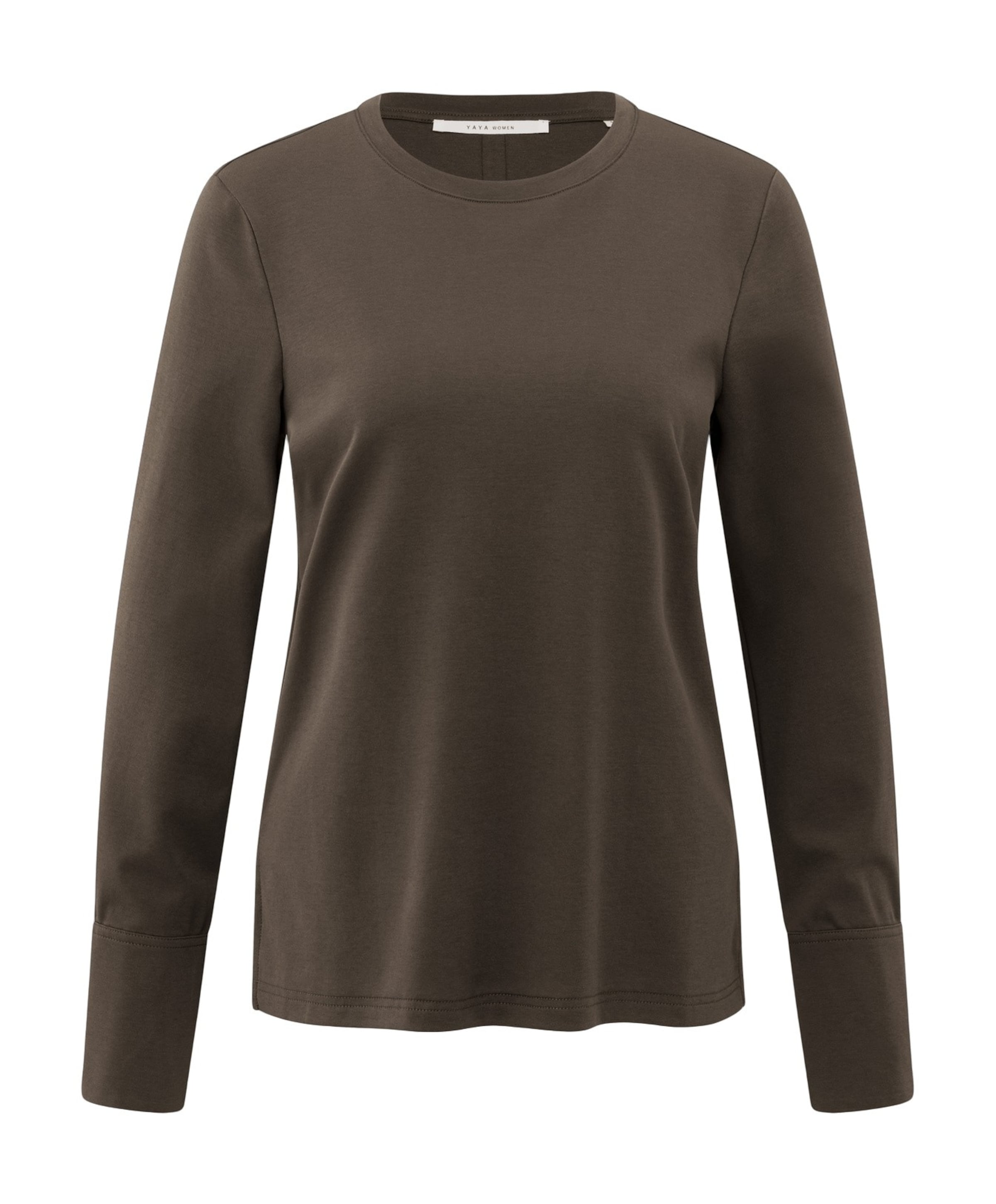Dames longsleeve bruin