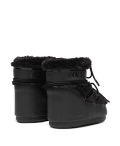 MB ICON LOW FAUX FUR dames boots zwart